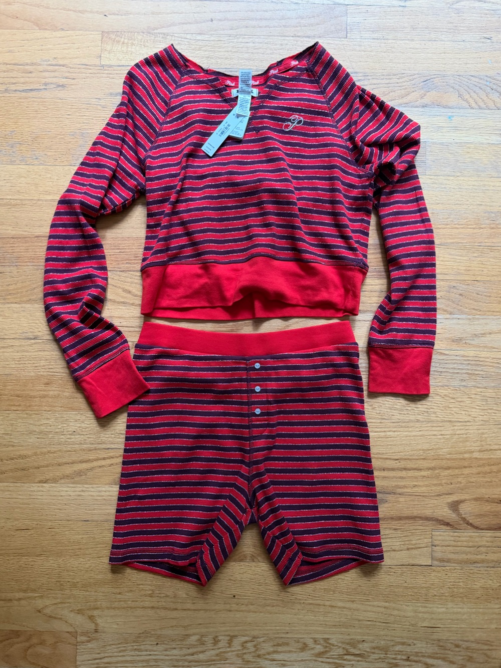 NWT Pink VS Pajama set